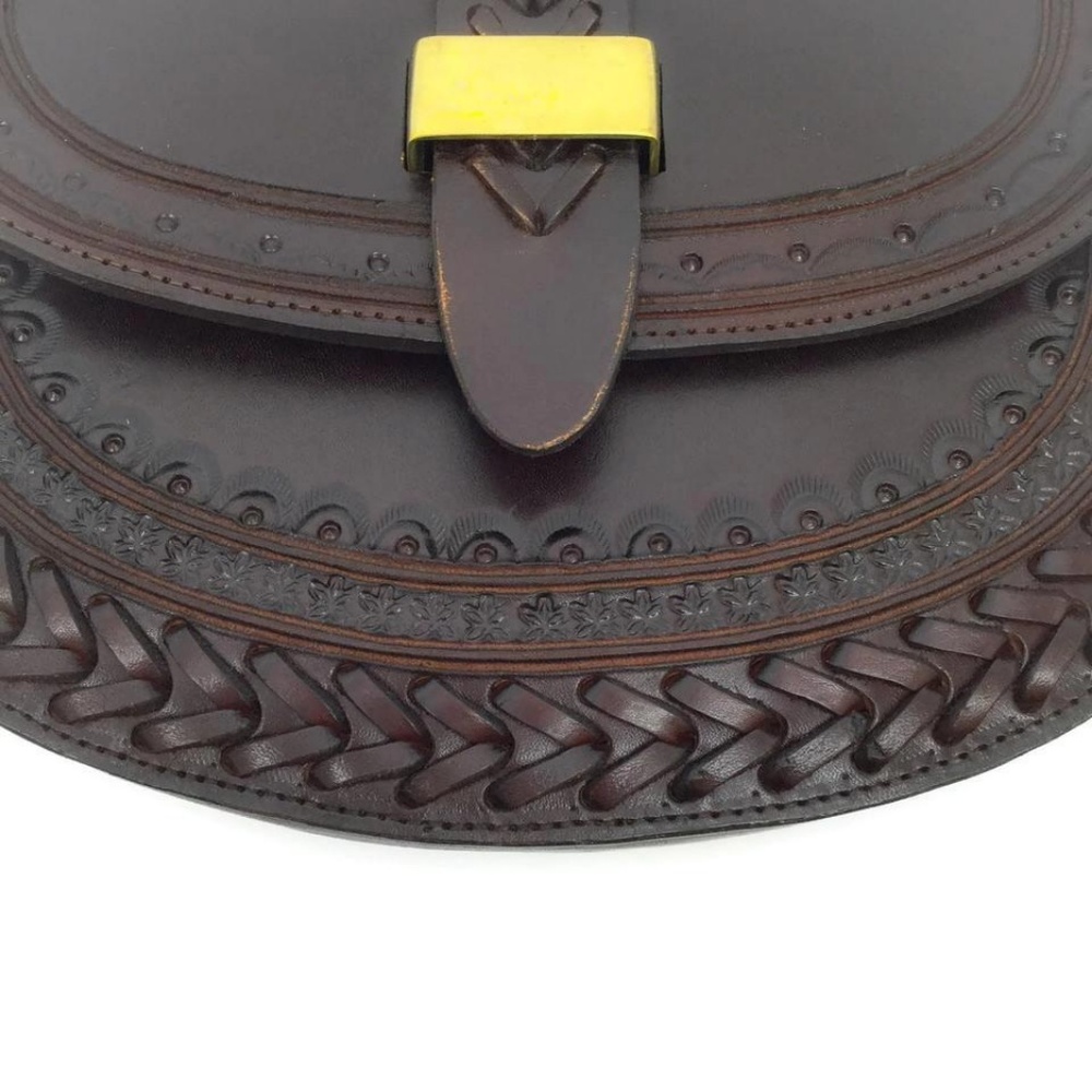 Ulla Johnson Dark Brown Leather Shoulder Bag - Picture 4 of 8